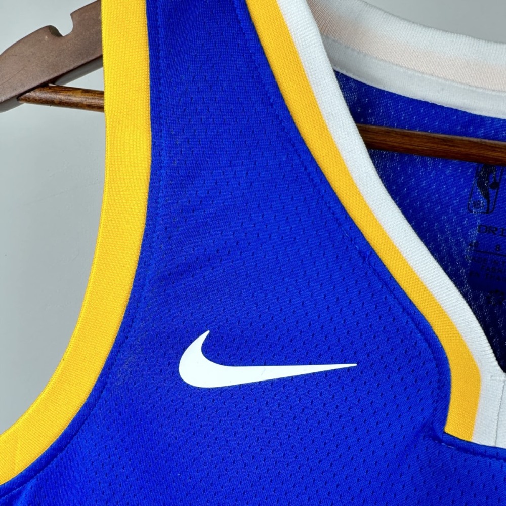 NBA Golden State Warriors V-Neck Mexico Edition Blue Jersey BUTLER Ⅲ #10 S-XXL