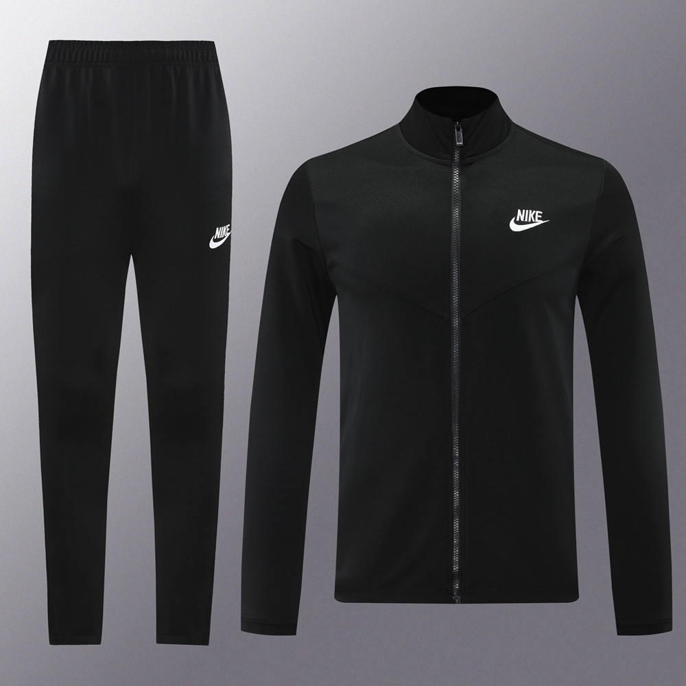 2024 Nike Black Jacket Training Suit Set Football Team Shirt Sports Fashion