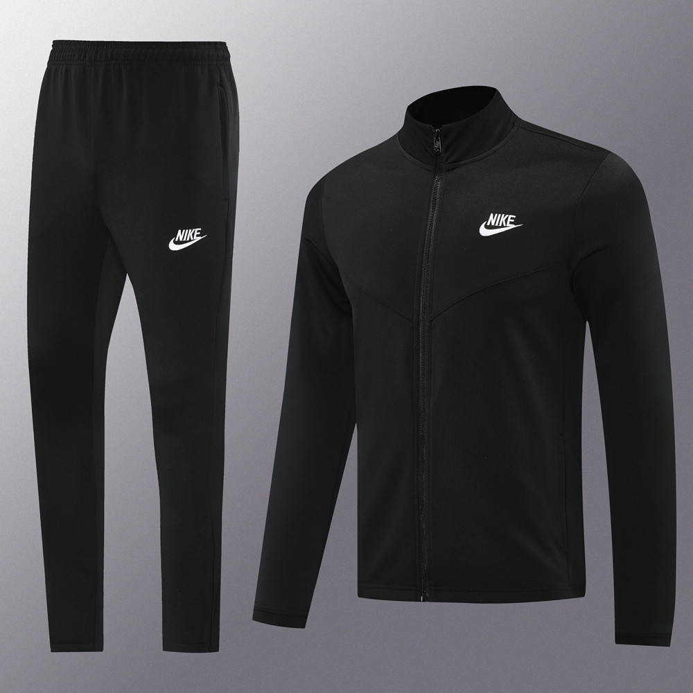 2024 Nike Black Jacket Training Suit Set Football Team Shirt Sports Fashion