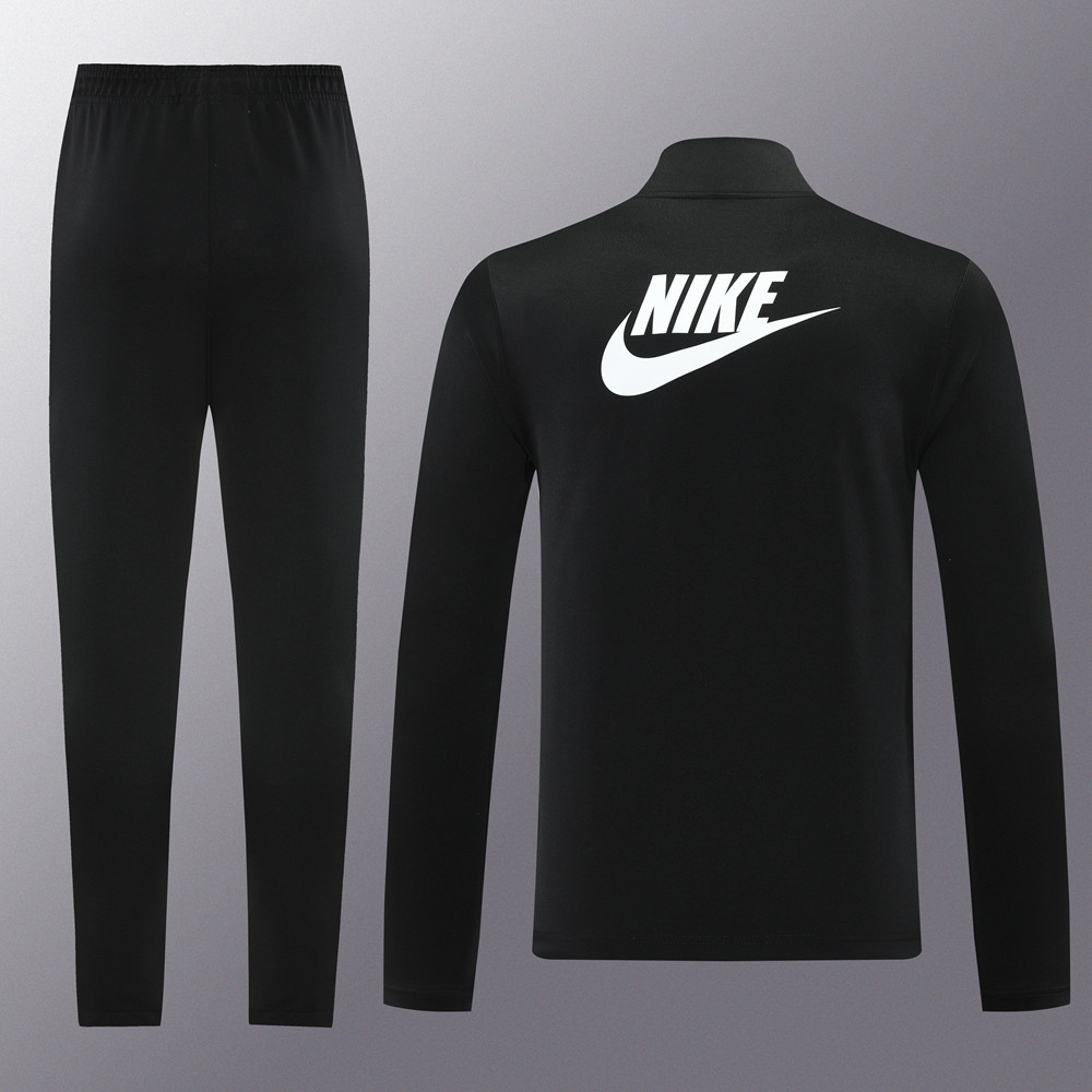 2024 Nike Black Jacket Training Suit Set Football Team Shirt Sports Fashion