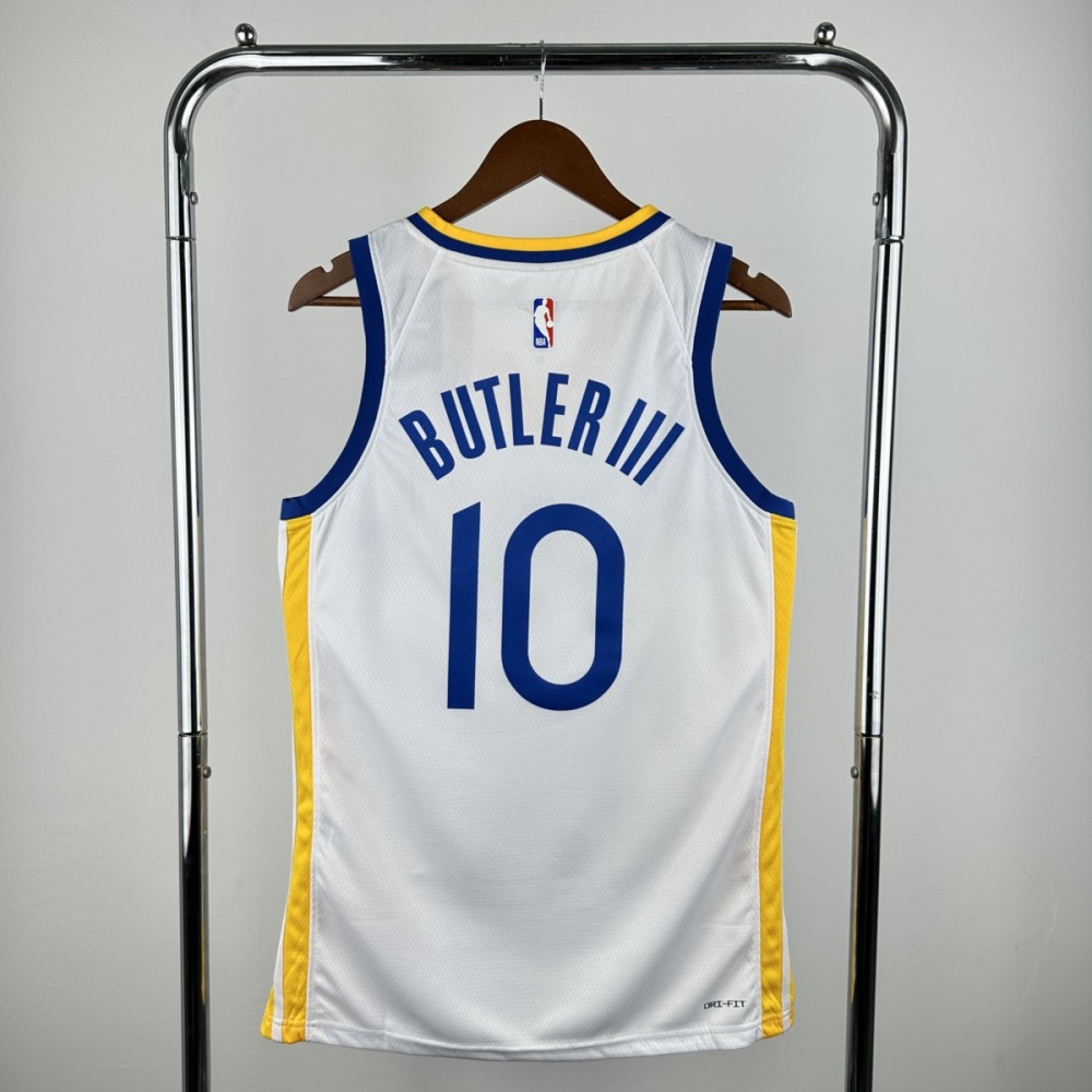 NBA Golden State Warriors V-Neck Mexico Edition White Jersey BUTLER Ⅲ#10 S-XXL