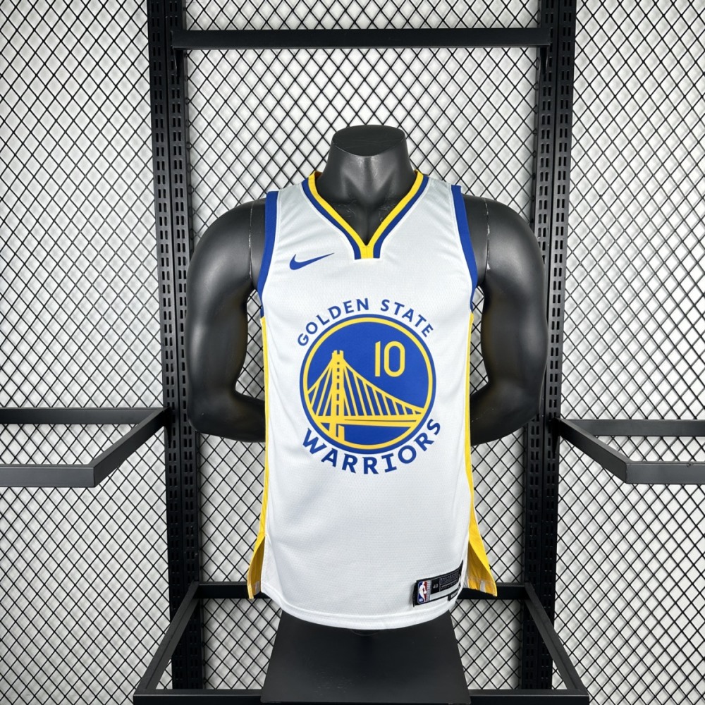 NBA Golden State Warriors V-Neck Mexico Edition White Jersey BUTLER Ⅲ#10 S-XXL