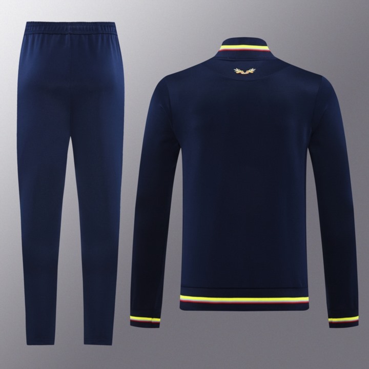 2024 Colombia Sapphire Blue Jacket Training Suit Set Football Team Shirt Sports Fashion
