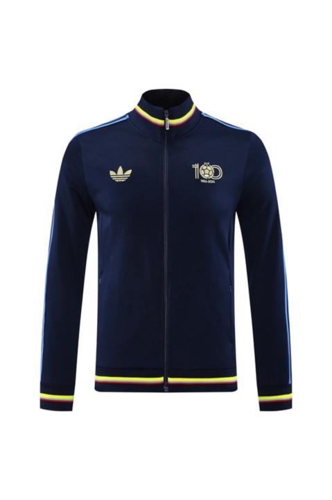 2024 Colombia Sapphire Blue Jacket Training Suit Set Football Team Shirt Sports Fashion