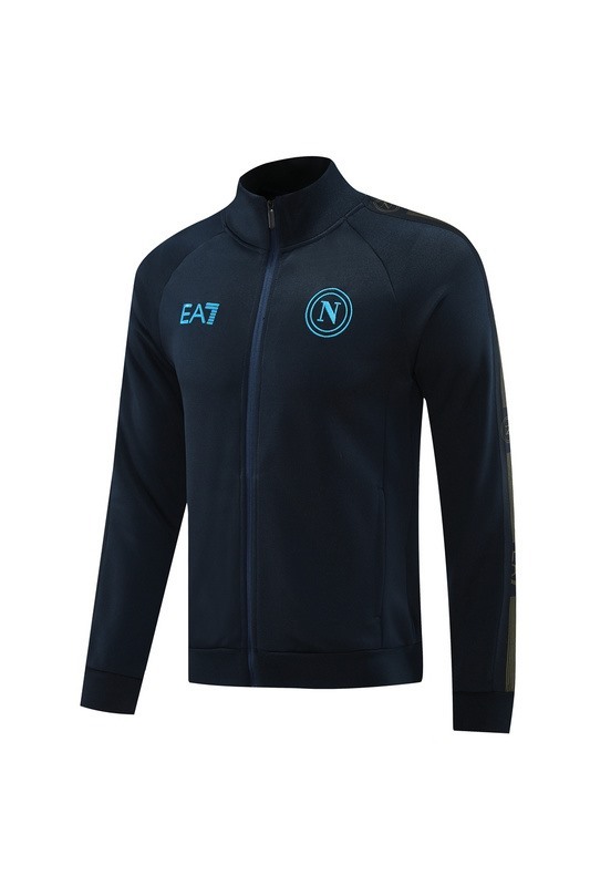 2024 Napoli Royal Blue Jacket Training Suit Set Football Team Shirt Sports Fashion