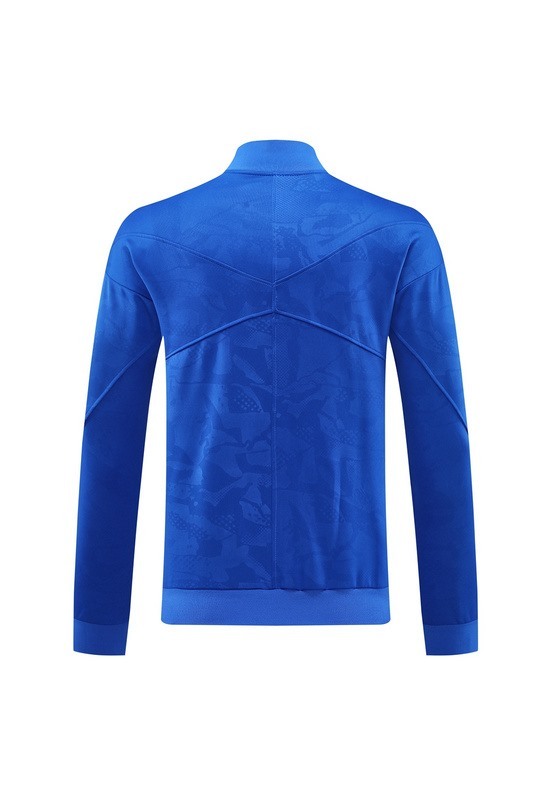 2024 Barcelona Blue Jacket Training Suit Set Football Team Shirt Sports Fashion