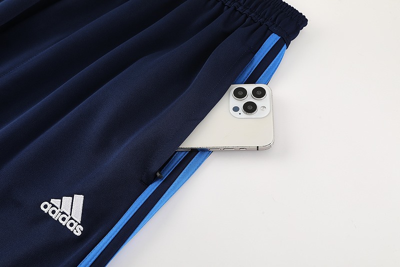2024 Manchester United Royal Blue Jacket Training Suit Set Football Team Shirt Sports Fashion