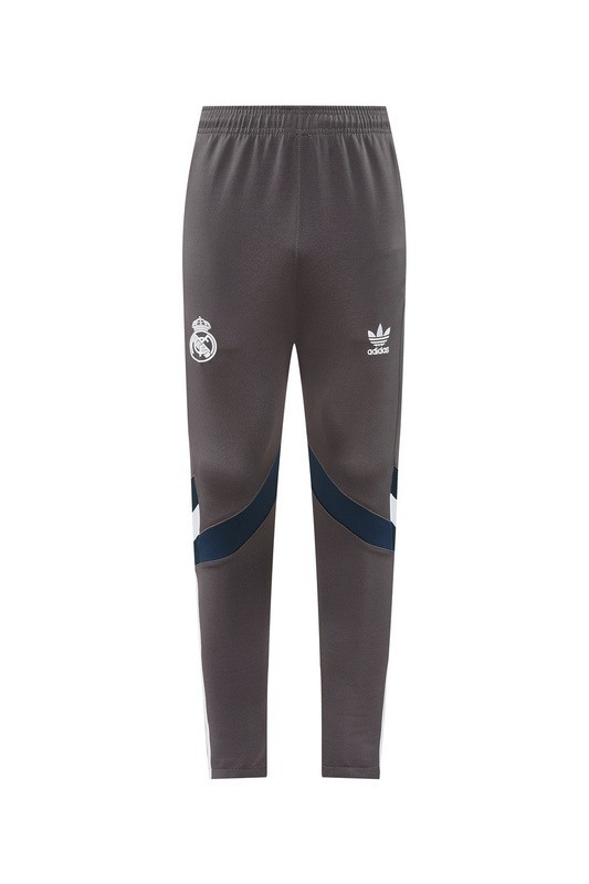 2024 Real Madrid grey Jacket Training Suit Set Football Team Shirt Sports Fashion