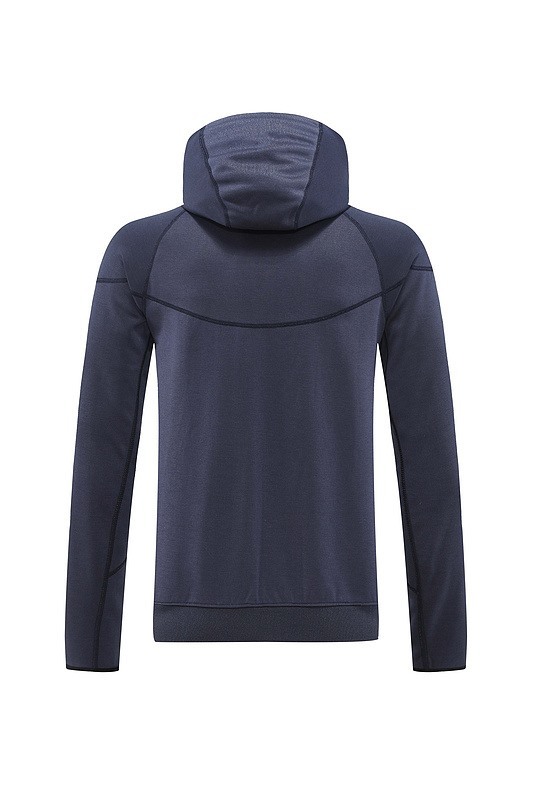 2024 Nike steel gray Hoodie Jacket Kit Set Football Team Shirt Sports Fashion