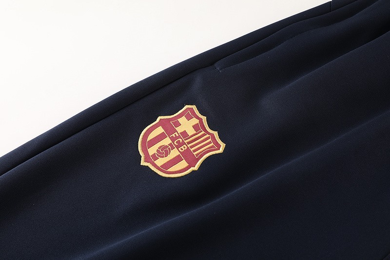 2024 Barcelona Maroon Jacket Training Suit Set Football Team Shirt Sports Fashion