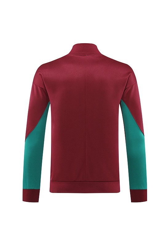 2024 PSG Maroon Jacket Training Suit Set Football Team Shirt Sports Fashion
