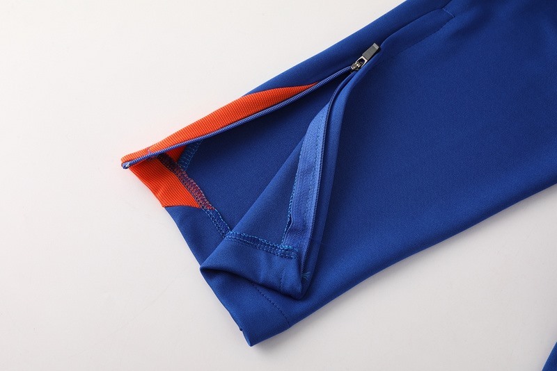 2024 Netherlands Blue Jacket Training Suit Set Football Team Shirt Sports Fashion