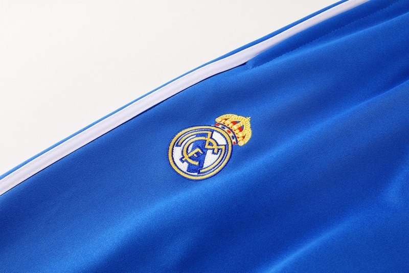 2024 Real Madrid White Jacket Training Suit Set Football Team Shirt Sports Fashion