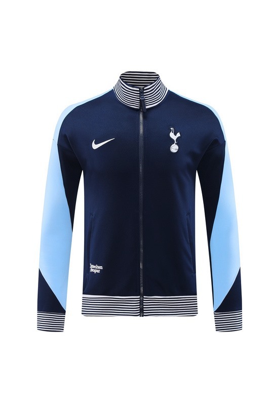 2024 Tottenham Hotspurs Royal Blue Jacket Training Suit Set Football Team Shirt Sports Fashion