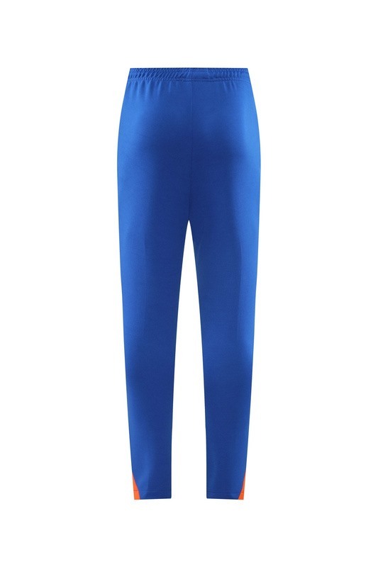 2024 Netherlands Blue Long-sleeved half-pull training kit Football team kit