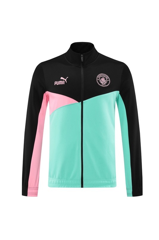 2024 Manchester United Black green Jacket Training Suit Set Football Team Shirt Sports Fashion