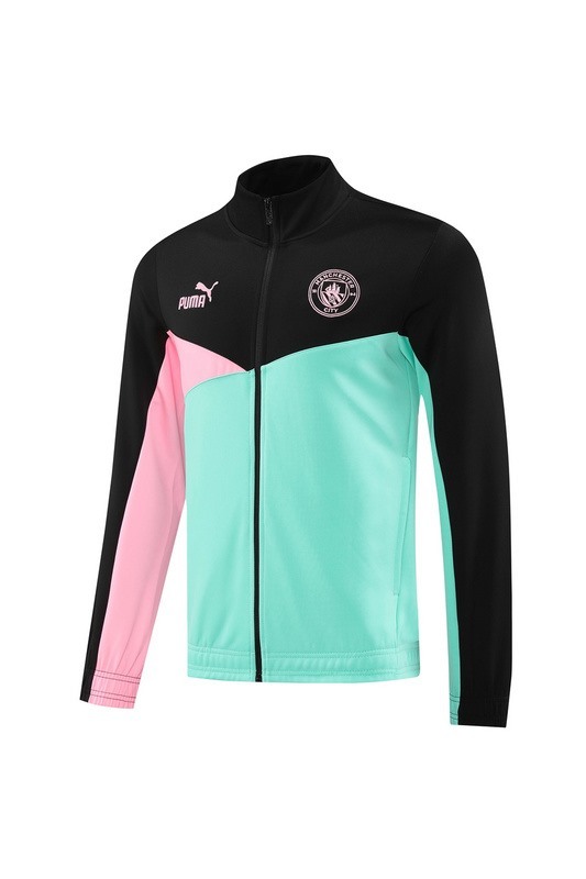 2024 Manchester United Black green Jacket Training Suit Set Football Team Shirt Sports Fashion