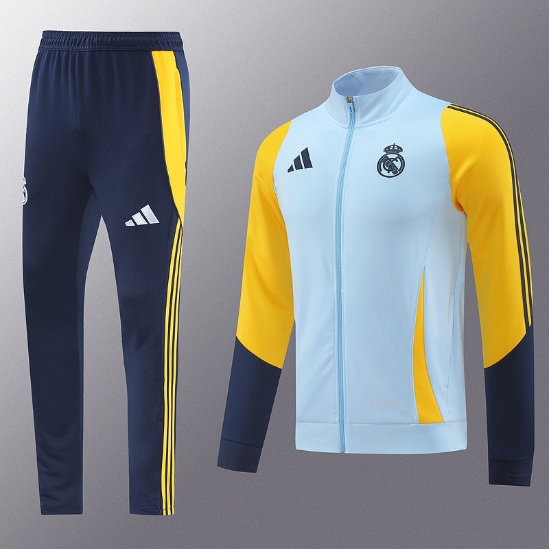 2024 Real Madrid Light Jacket Training Suit Set Football Team Shirt Sports Fashion