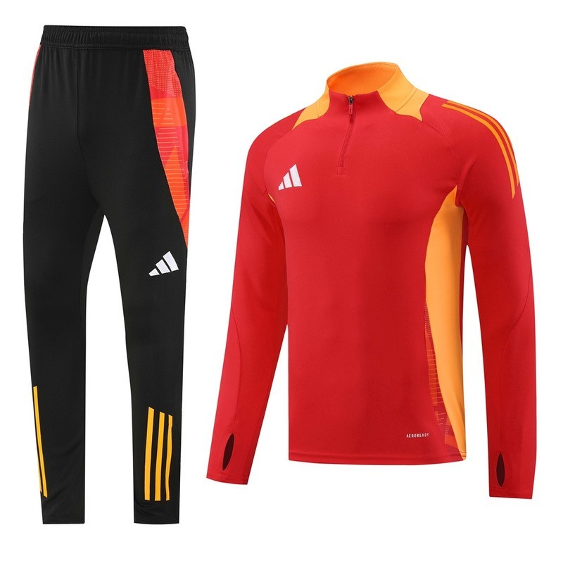 2024 Adidas Red Jacket Training Suit Set Football Team Shirt Sports Fashion