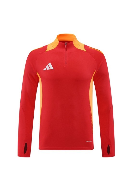 2024 Adidas Red Jacket Training Suit Set Football Team Shirt Sports Fashion