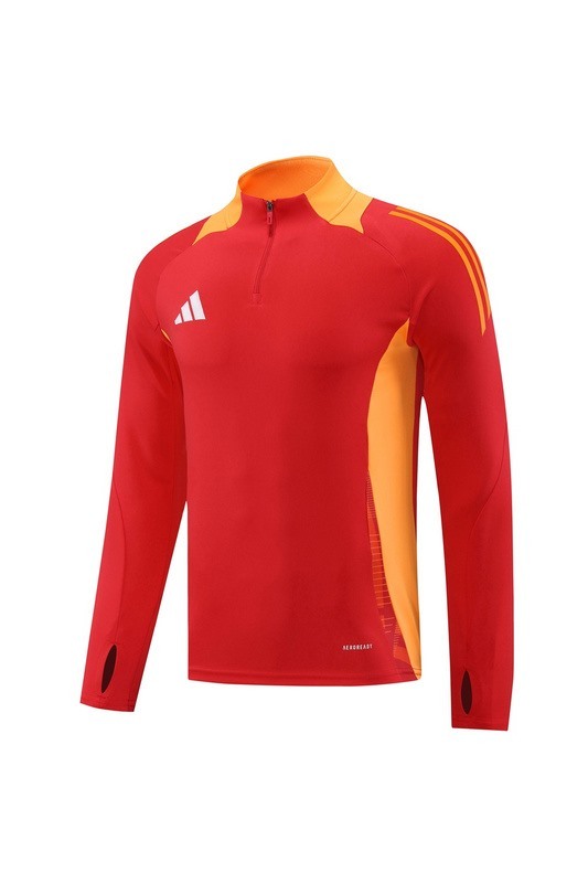 2024 Adidas Red Jacket Training Suit Set Football Team Shirt Sports Fashion