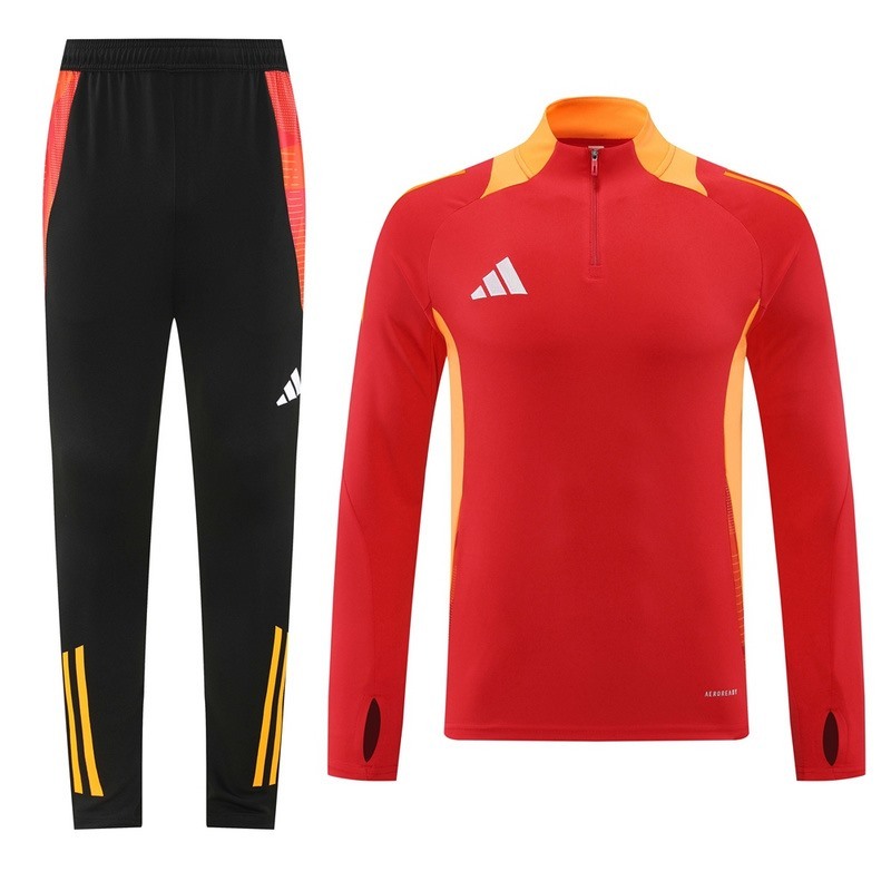 2024 Adidas Red Jacket Training Suit Set Football Team Shirt Sports Fashion