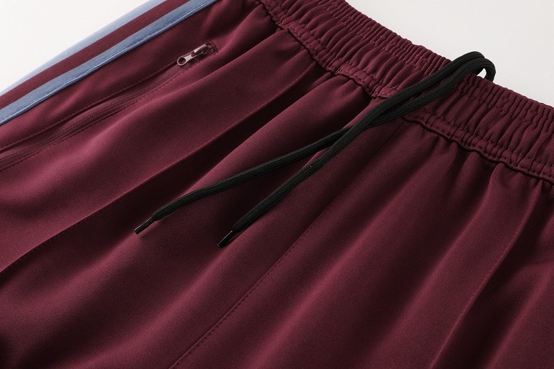 2024 Adidas maroon Jacket Training Suit Set Football Team Shirt Sports Fashion