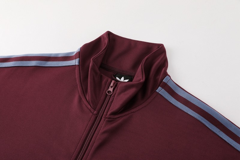 2024 Adidas maroon Jacket Training Suit Set Football Team Shirt Sports Fashion