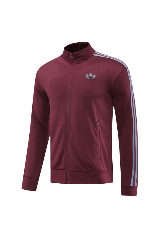 2024 Adidas maroon Jacket Training Suit Set Football Team Shirt Sports Fashion