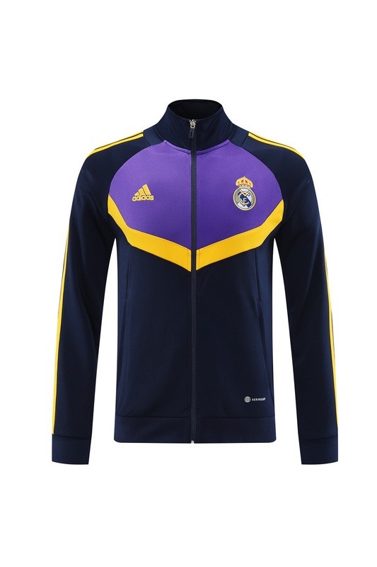 2024 Real Madrid Royal Blue Jacket Training Suit Set Football Team Shirt Sports Fashion