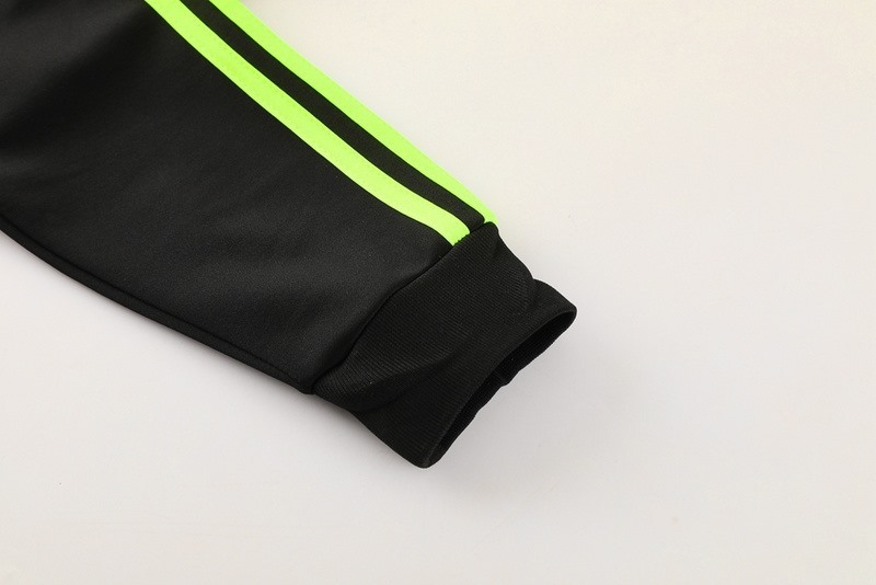 2024 Manchester United Black green Jacket Training Suit Set Football Team Shirt Sports Fashion