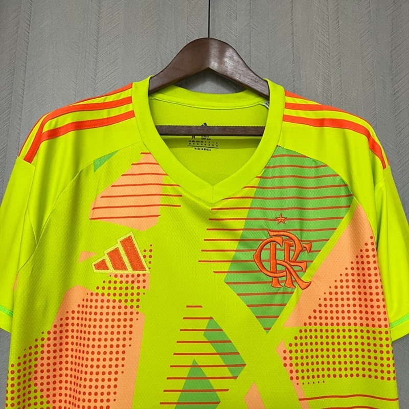 2025/26 Flamengo Goalkeeper Fluorescent Green jersey Fan Version