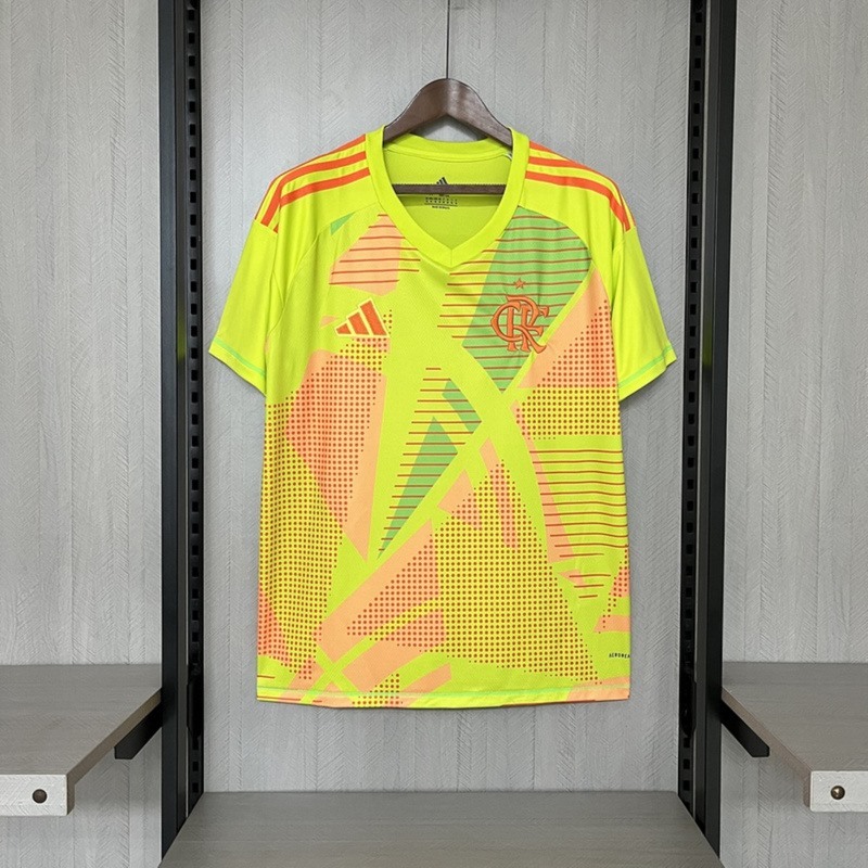 2025/26 Flamengo Goalkeeper Fluorescent Green jersey Fan Version