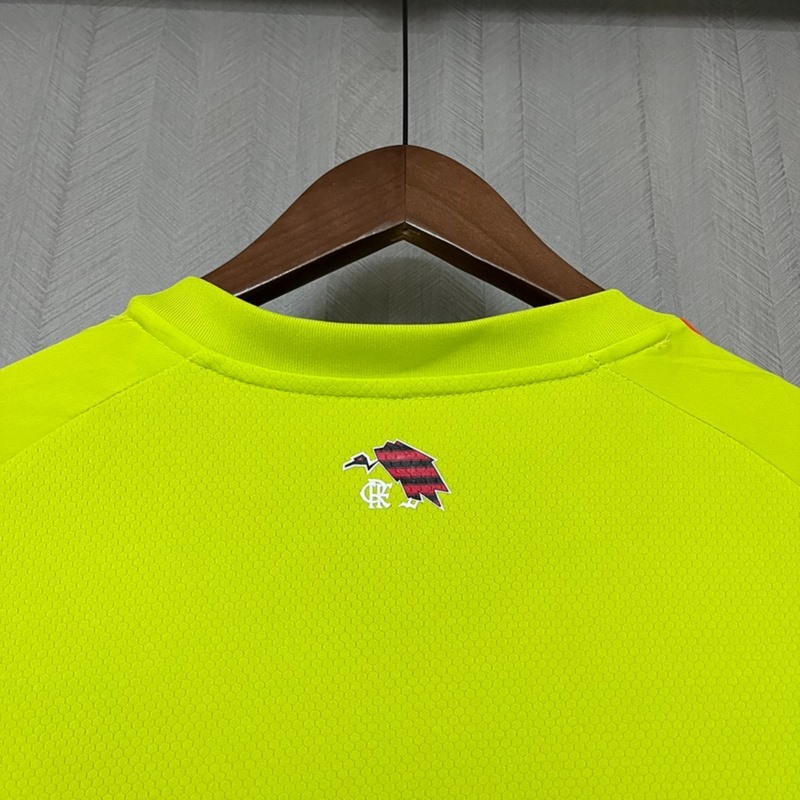 2025/26 Flamengo Goalkeeper Fluorescent Green jersey Fan Version