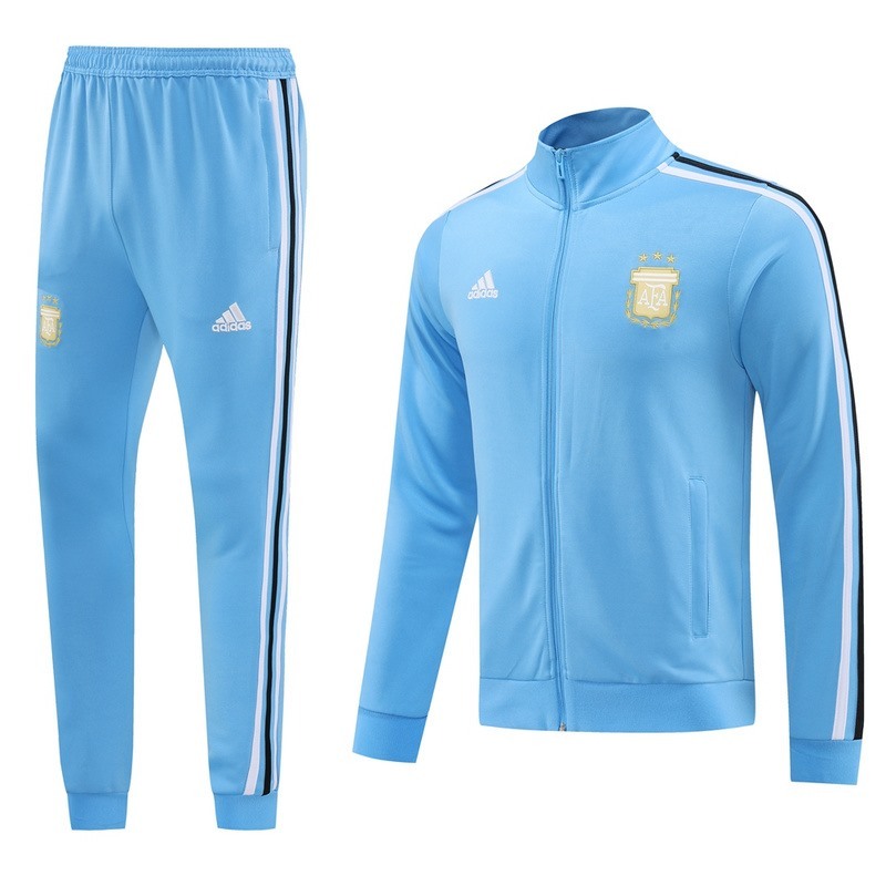 2024 Argentina Sky Blue Jacket Training Suit Set Football Team Shirt Sports Fashion