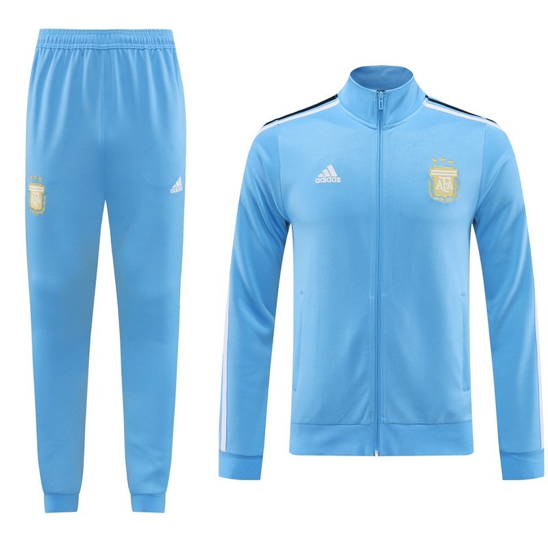 2024 Argentina Sky Blue Jacket Training Suit Set Football Team Shirt Sports Fashion