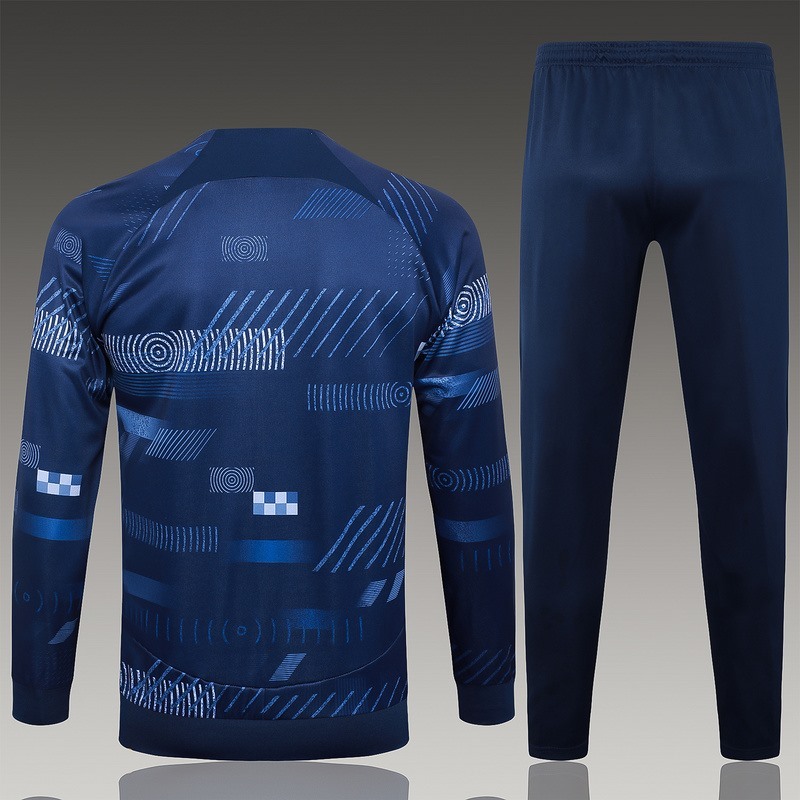 2024 Tottenham Hotspurs Royal Blue Jacket Training Suit Set Football Team Shirt Sports Fashion