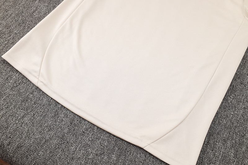 24/25 Argentina beige Long-sleeved half-pull training kit Football team kit