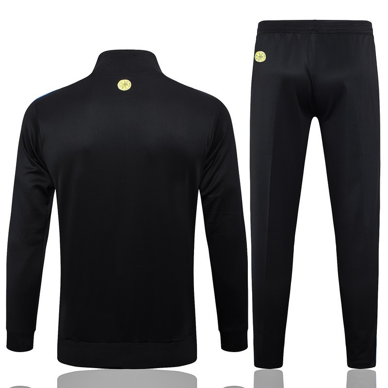 2024 Manchester United Black green Jacket Training Suit Set Football Team Shirt Sports Fashion