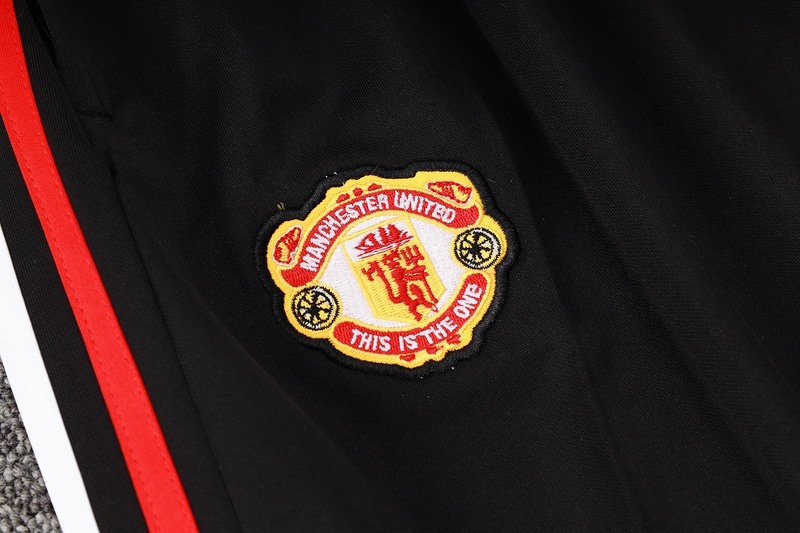 2024 Manchester United Black green Jacket Training Suit Set Football Team Shirt Sports Fashion