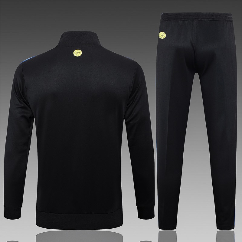 2024 Manchester United Black green Jacket Training Suit Set Football Team Shirt Sports Fashion