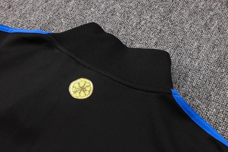 2024 Manchester United Black green Jacket Training Suit Set Football Team Shirt Sports Fashion