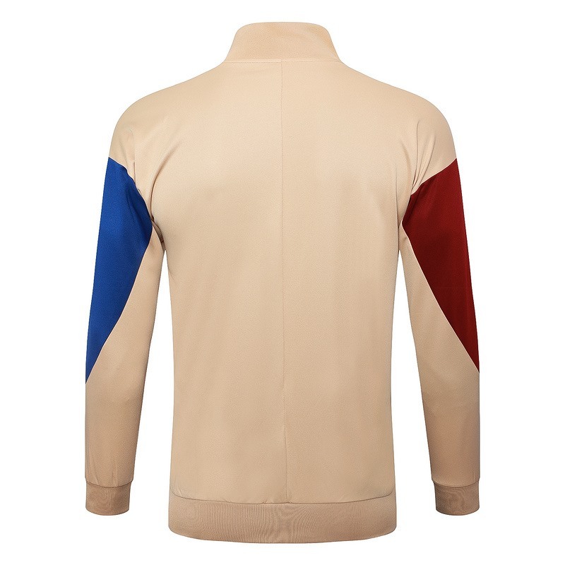 2024 Barcelona Khaki Jacket Training Suit Set Football Team Shirt Sports Fashion