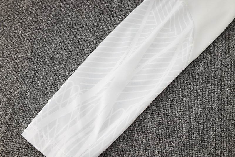 24/25 Corinthians White Long-sleeved half-pull training kit Football team kit