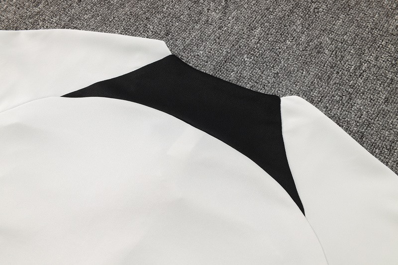 24/25 Corinthians White Long-sleeved half-pull training kit Football team kit