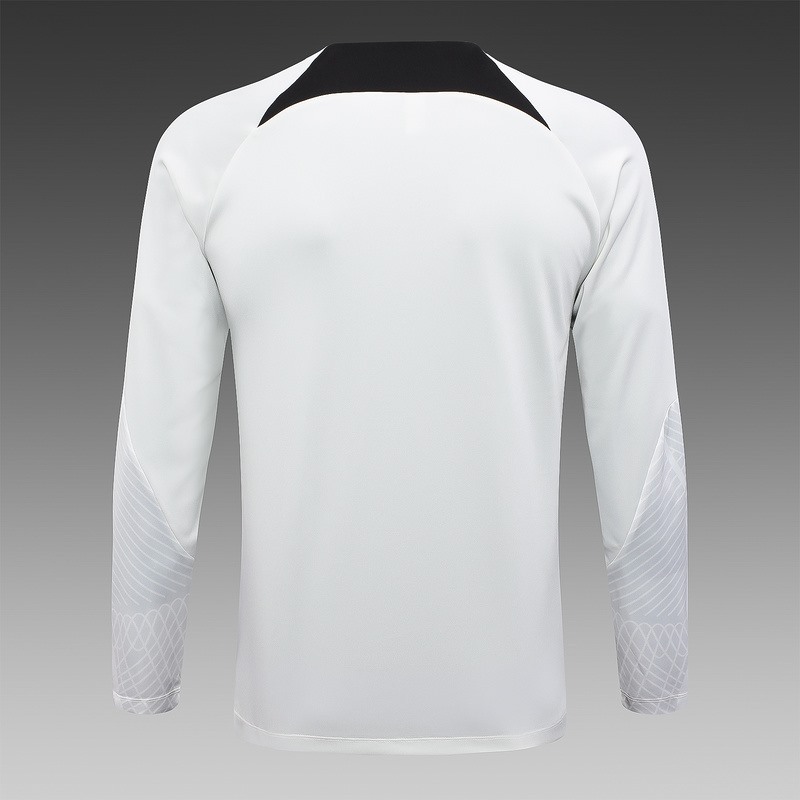 24/25 Corinthians White Long-sleeved half-pull training kit Football team kit