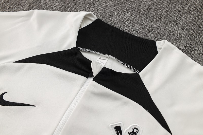 24/25 Corinthians White Long-sleeved half-pull training kit Football team kit