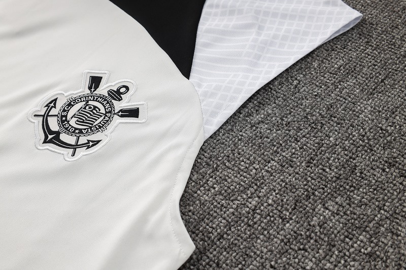 24/25 Corinthians White Training Set Shirt and Shorts