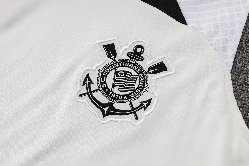 24/25 Corinthians White Training Set Shirt and Shorts