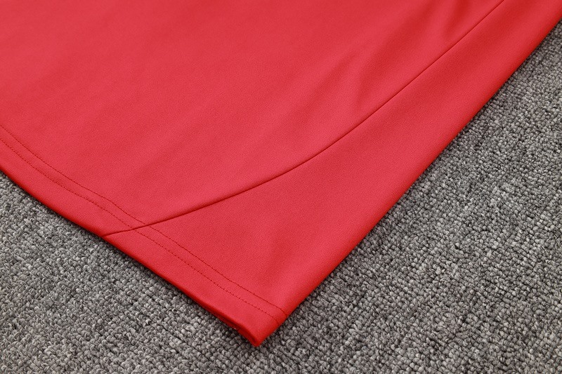 24/25 Spain Red Long-sleeved half-pull training kit Football team kit